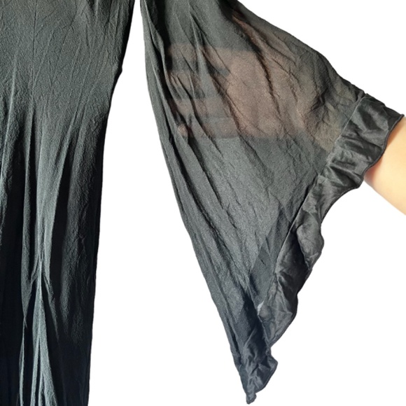 Y2K Vintage Express Whimsigoth Dress with Bell Sleeves - Picture 3 of 5